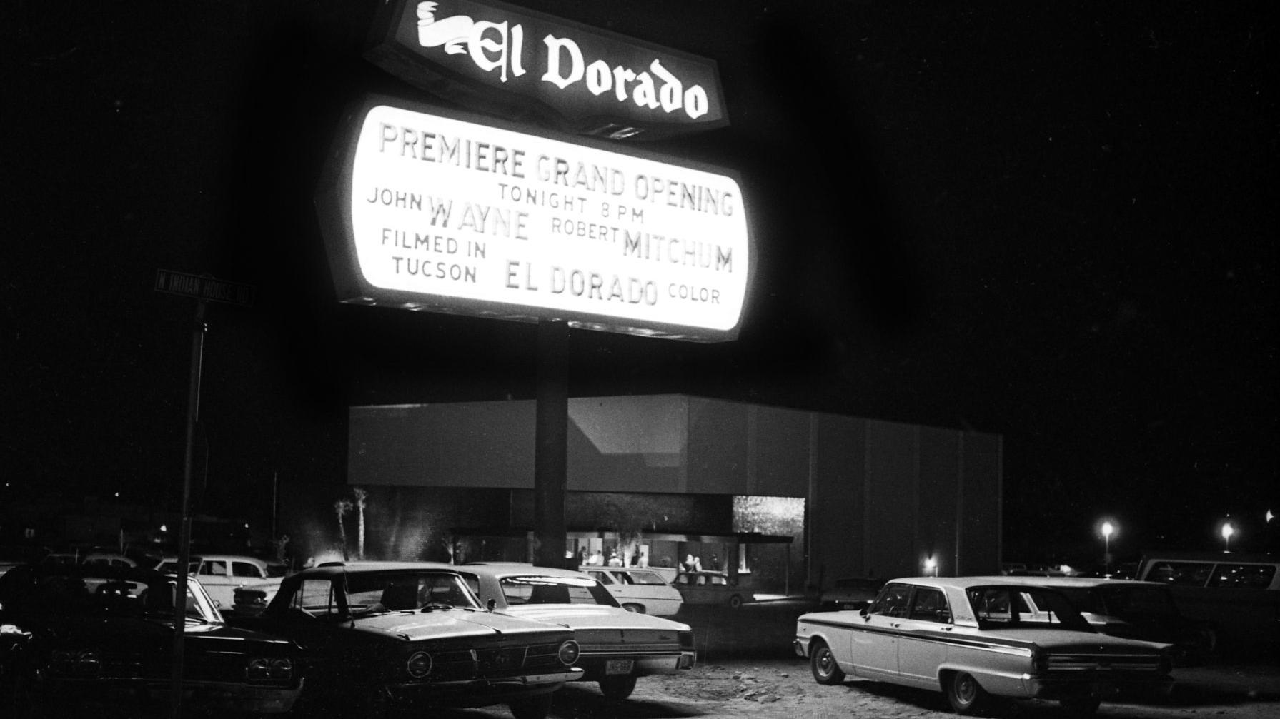 Catching a movie at Cine El Dorado